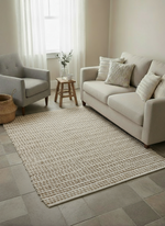 Loop Weave Natural Jute Rug - 183 x 122 cm-1