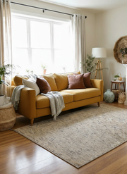 Flatweave Natural Jute Rug - 198 × 134 cm-1