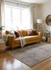 Braided Natural Jute Rug - 219 × 165 cm-1