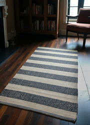 Braided Natural Jute Rug - 152 x 85 cm-1