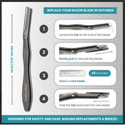 Dermaplaning Razor Blades | Eyebrow Razor Blades-2