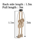 Hemp Rope Hanging Pendant light ~5573-3