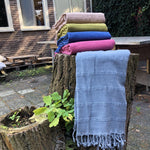 Stone Washed Extra Striped Towel-1