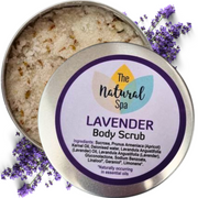 Lavender Body Scrub - 3 different size option-5