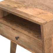 wholesale Modern Solid Wood Nightstand with Open Slot for resale