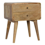 wholesale Curved Oak-ish Bedside for resale