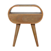 bulk Circular Nightstand with Open Slot for resale