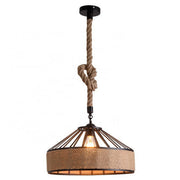Large 1M Hemp Rope Pendant Light for Café & Bars ~5070-5