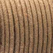 Vintage Hemp 2 Core Round Braided Fabric Cable –0.75mm~3024-0