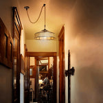 Industrial Hemp Rope Pendant Ceiling Light~5071-2
