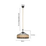 Large 1M Hemp Rope Pendant Light for Café & Bars ~5070-2