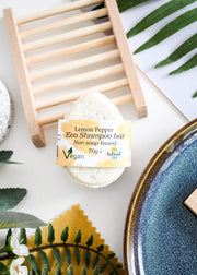 Lemon Pepper Eco Shampoo Bar – 70g Full Size or Mini | For All Hair & Water Types-0